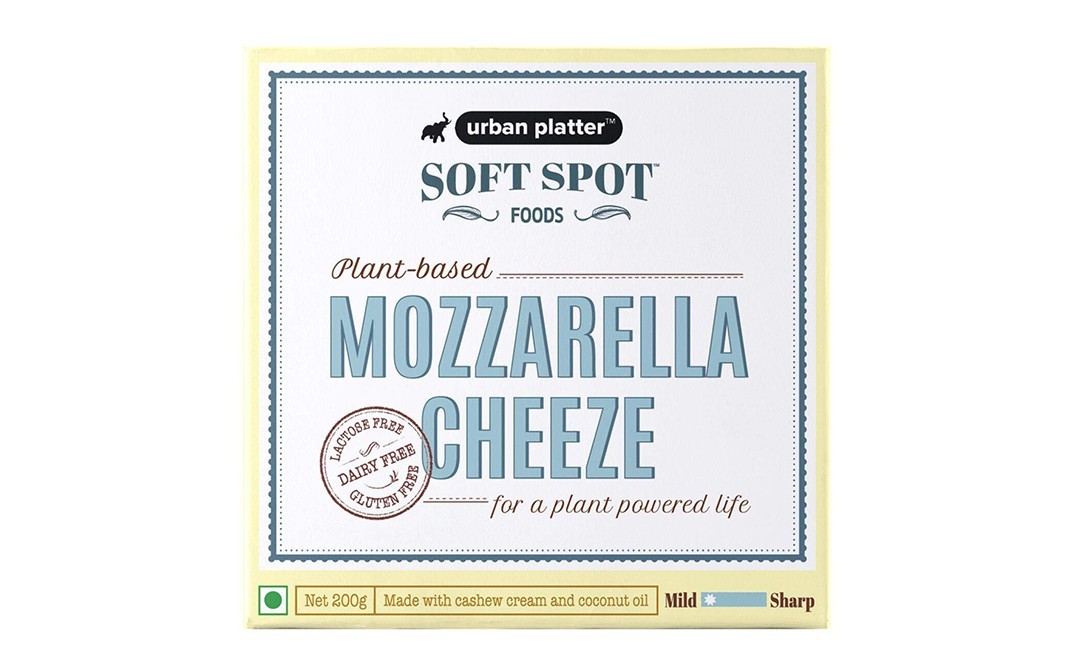 Urban Platter Plant Based Mozzarella Cheeze   Box  200 grams